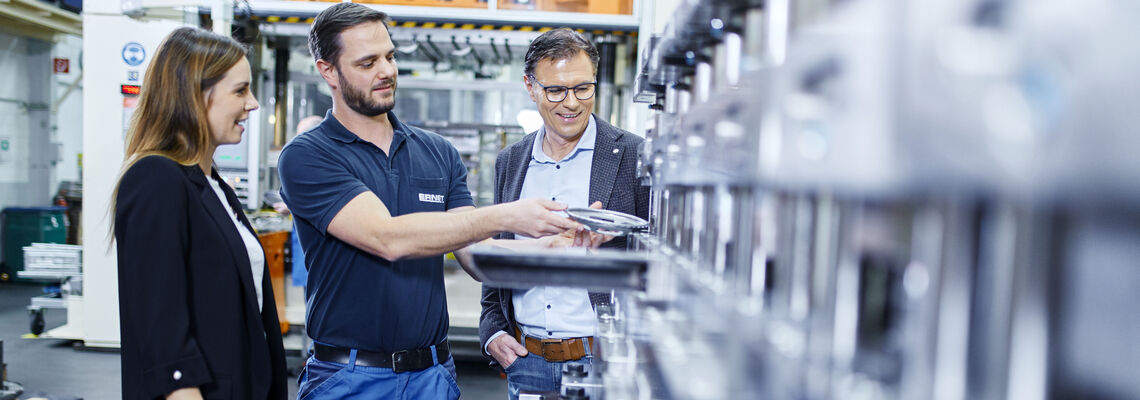 Stufenpressenfertigung